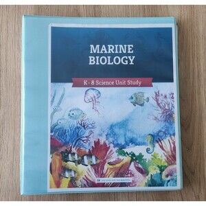 The Good & The Beautiful 2018 Marine Biology K-8 in 3 Ring Binder Complete